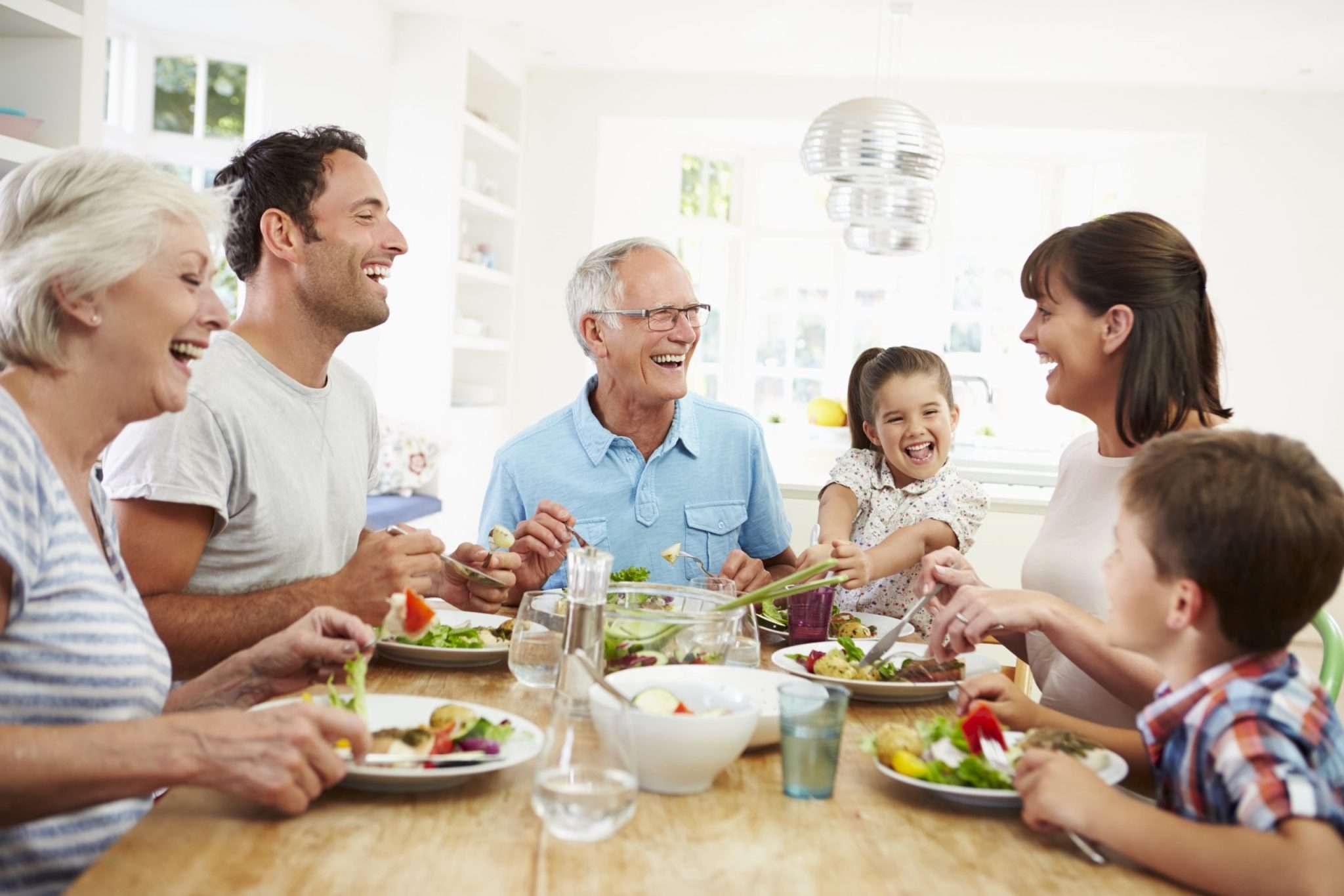 Family at table